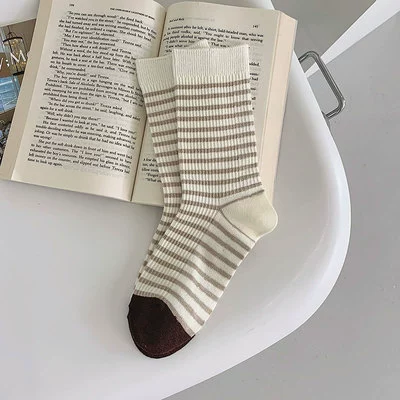 Хлопковые носки, детские осенние гольфы