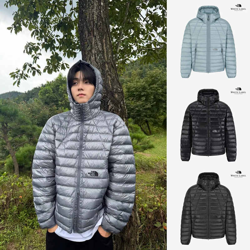【A Little Calf】 Directly Shipped from Korea, Tnf North Face Choi Soobin's Same Style Ribbed down Jacket with Hood Nj1Ds51 【A Little Calf】 Directly Shipped from Korea, Tnf North Face Choi Soobin's Same Style Ribbed down Jacket with Hood Nj1Ds51