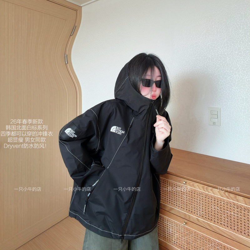 [a Little Calf] Directly Shipped from Korea Tnf North Face Dryvent Waterproof and Windproof Jacket Slim Fit Nj2Hs03J