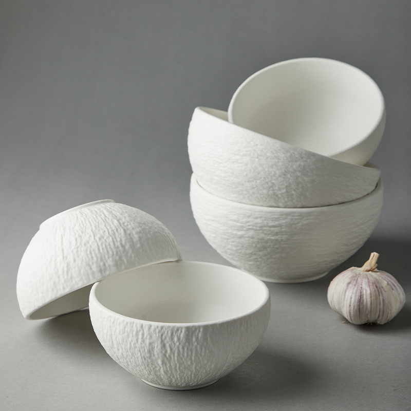 Mili Feng Ceramic Bowl with a single salad fruit bowl of sweet powder bowl of yogurt oats bowl of rice bowl of soup bowl