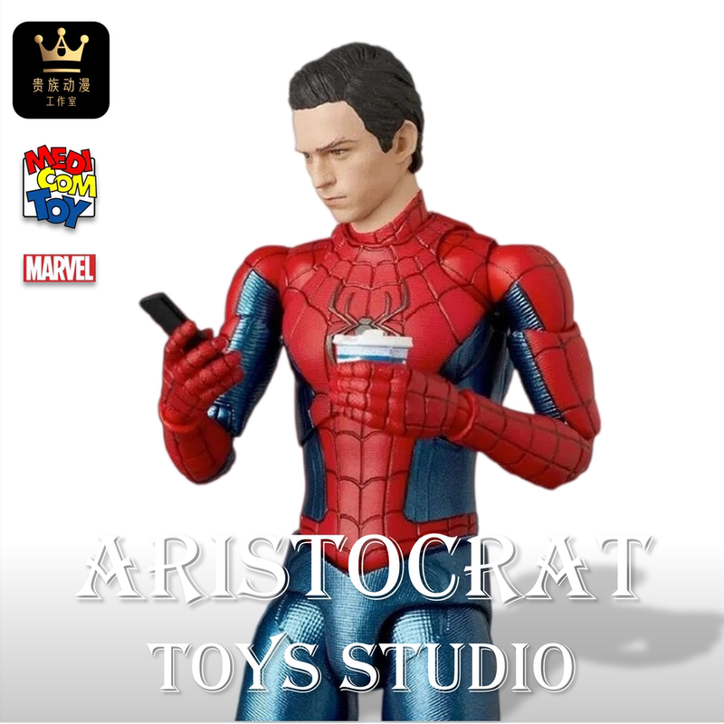 Medicom Toy Movable Mafex No. 262 Spider-Man New Red and Blue Suit Model Classic in Stock