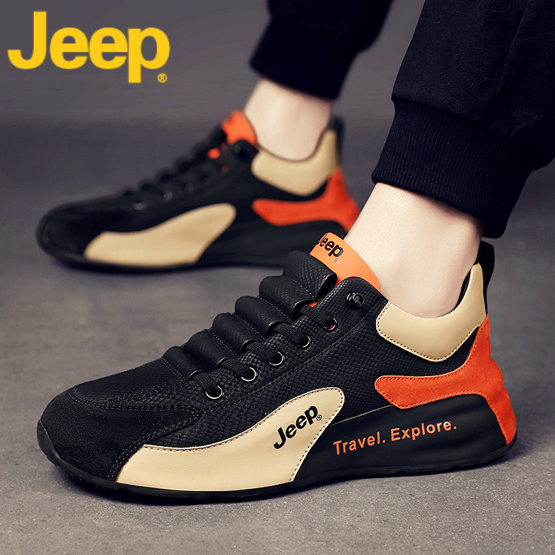 Jeep Dad Shoes Men's Shoes Autumn 2026 New High-End Running Casual Forrest Gump Sports Shoes for Men