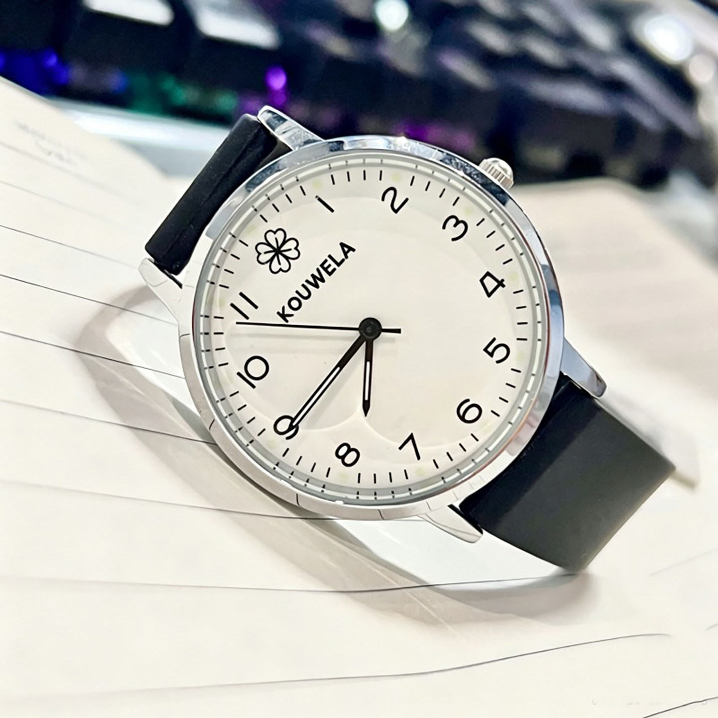 Women's Watch for High School and Middle School Students, Specifically Designed for Civil Service Exams, Silent Mechanical Pointer Style Quartz Watch