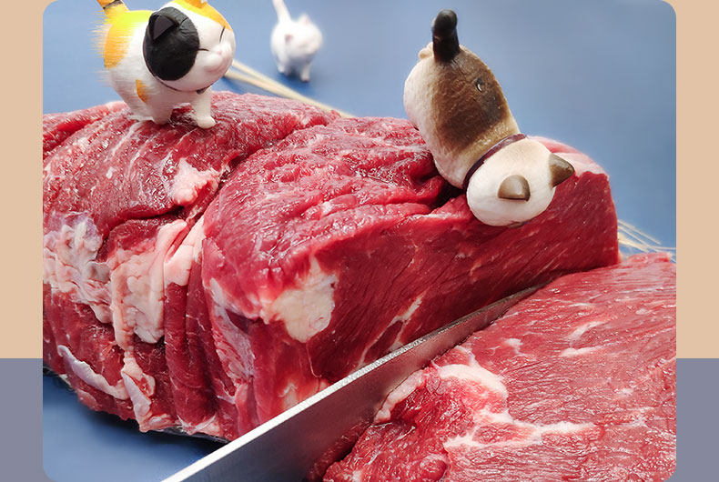 New Zealand Star Brand Silver Fern Beef on the Brain Cow Lin 1kg Pack Cat Dog Raw Bone Meat Ingredients Frozen Imported Beef