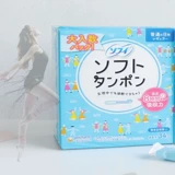 Японский санитарный хлопковый батончик Японии Unicharm Plaalte Cateter Cotton Cotton Cotton Plips Mini -Воспроизведение код плавание