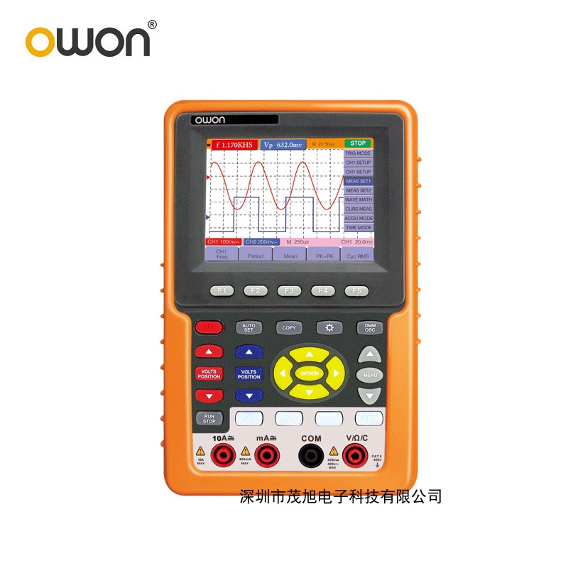 Lilip HDS3102M-N Dual Channel Handheld Digital Storage Showawan Table 100MHz 1GS s