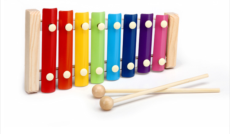 Bé octave tay gõ đàn piano xylophone bé trẻ trẻ em đồ chơi giáo dục nhạc cụ đàn piano 1-2-3 tuổi 8 tháng