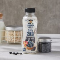 Quaker bottled cereal Korean original imported rock breakfast instant nut mixed oatmeal White jongyuan push