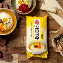 Tumbler fine noodles traditional noodles noodles 900g Korean original imported longshu noodles high quality noodles refreshing fine strip bag
