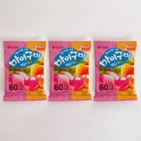 Новый![3 пакетика] Сахарная смесь со вкусом персика, qq, 66 г