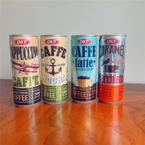 OKF Tin Can coffee latte caramel macchiato cappuccino mocha 240ml * 4 three-in-one ready-to-drink