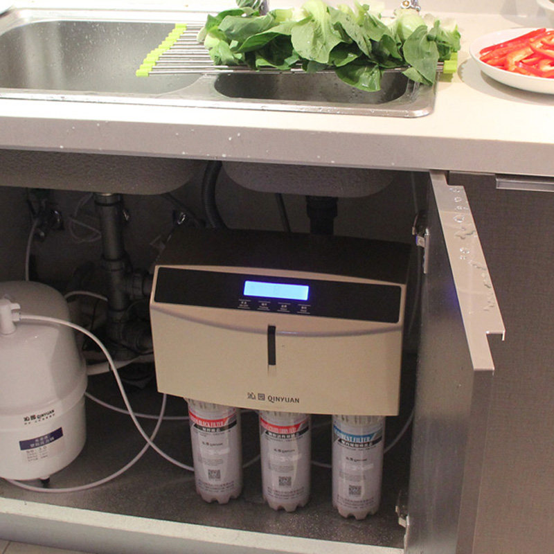 Qinyuan Water Purifier Home Kitchen Tap Water Filter 185 Straight Drinking Water Purifier RO Reverse Osmosis Water Filtration Machine