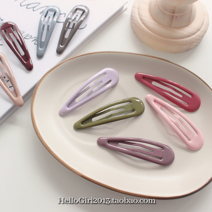 2019 màu mới ~ màu hoang dã dễ thương BB clip bên clip hình học ngọt ngào bangs clip kẹp tóc kẹp tóc phụ kiện tóc hàn quốc - Phụ kiện tóc phụ kiện tóc gần đây