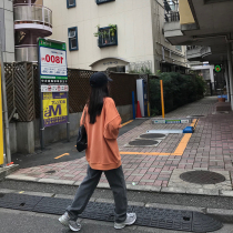 Fat sister 2021 new spring tide wide legs straight tube large size jeans women loose high-waisted trousers show thin tide