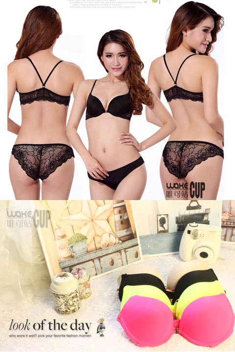 35 nhân dân tệ 2 mảnh khóa trước gợi cảm áo ngực mịn màng trên sâu V đẹp lưng nhỏ khóa ngực đồ lót áo bra đẹp