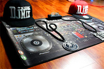 DJ professional oversized padded large large large lock edge edging non-slip table pad mouse pad DJMIX original design