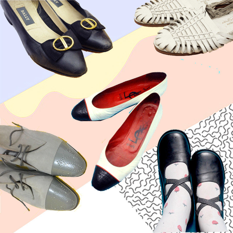 Buy abroad Collectible vintage retro leather shoes Small leather shoes Out of print orphans