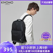 KNOMO mens backpack 2021 new double shoulder bag British style college student school bag 15 inch computer bag business tide