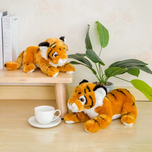Реалистичная плюшевая игрушка, белая кукла, подушка с животными, тигр, зоопарк