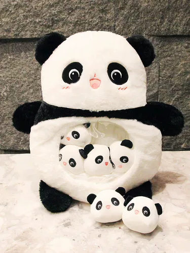 Милая плюшевая кукла, игрушка с животными, подушка, детский кролик, панда, популярно в интернете