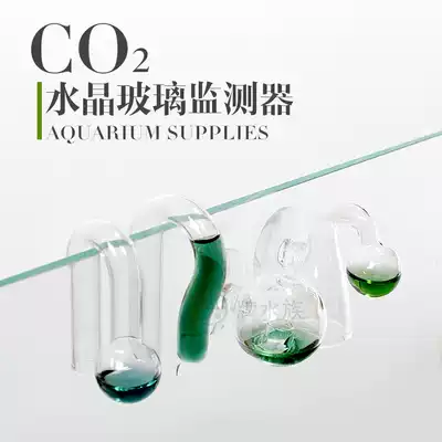 Glass CO2 long-term monitor Grass cylinder carbon dioxide concentration detector Test liquid concentration free of water