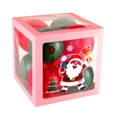 Рождественские украшения Интернет-знаменитости праздничное платье прозрачная коробка с воздушными шарами торговый центр, супермаркет, бар, рождественский сочельник, реквизит для украшения