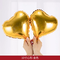 10 [10-дюймовый сердечный-золотой]