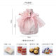 Wedding candy bag, wedding candy box, creative high-end velvet bag souvenir, ins style engagement celebration candy bag