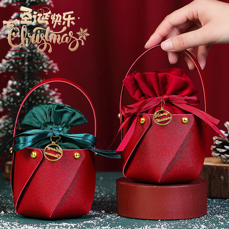 Christmas Presents Christmas Safe Fruit Packaging Box Creative Small Gift Candy Hand Gift Bag Christmas Apple Gift Box-Taobao