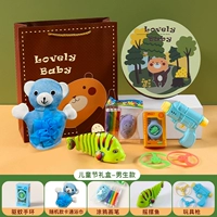 Детский комплект, льняная сумка, жестяная коробка