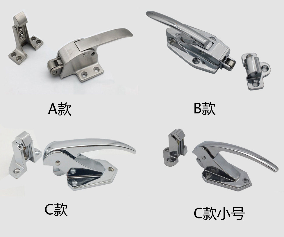 Oven door lock cold storage oven handle lock freezer door buckle steam cabinet test box industrial adjustable handle lock