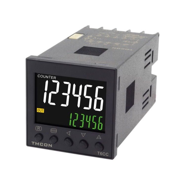 Tamec T6CC intelligent digital display counter LCD display 485 communication preset number counting meter counter 6 digits