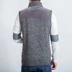 Áo vest nam mùa đông cộng với áo len cashmere trung niên dệt kim áo len đệm ấm áp không tay cha áo khoác len dáng dài hàn quốc Dệt kim Vest