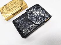 Suitable for genuine leather handmade lighter case universal bag L2 protective case shell bag shell light luxury handmade customization