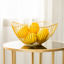 Nordic style personality ins creative light luxury wind Net red fruit plate fruit basket modern home living room coffee table ornaments