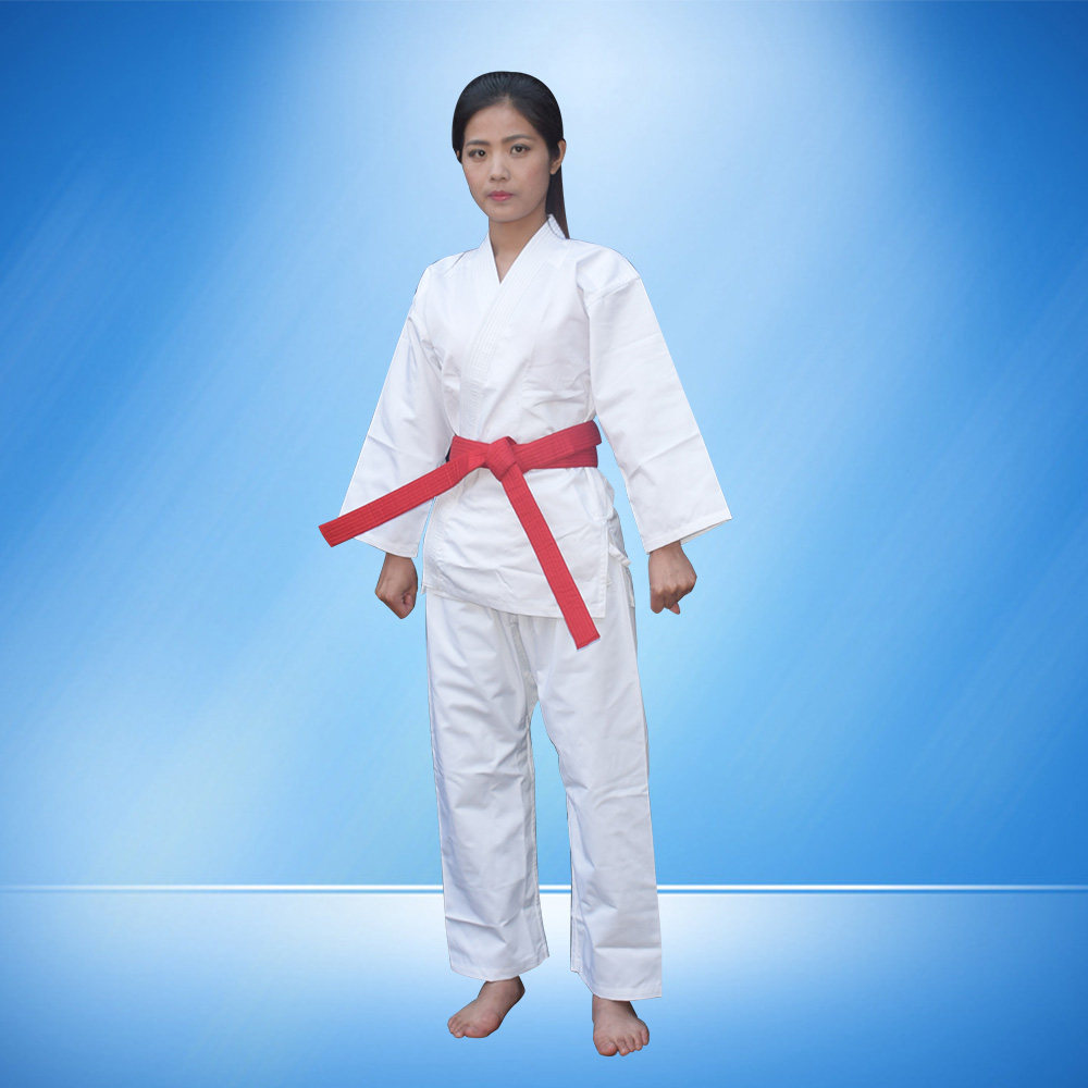 Factory direct sales karate clothing children wear resistant anti-stretch anti wrinkle adult male and female Taoist clothing training suit karate clothing