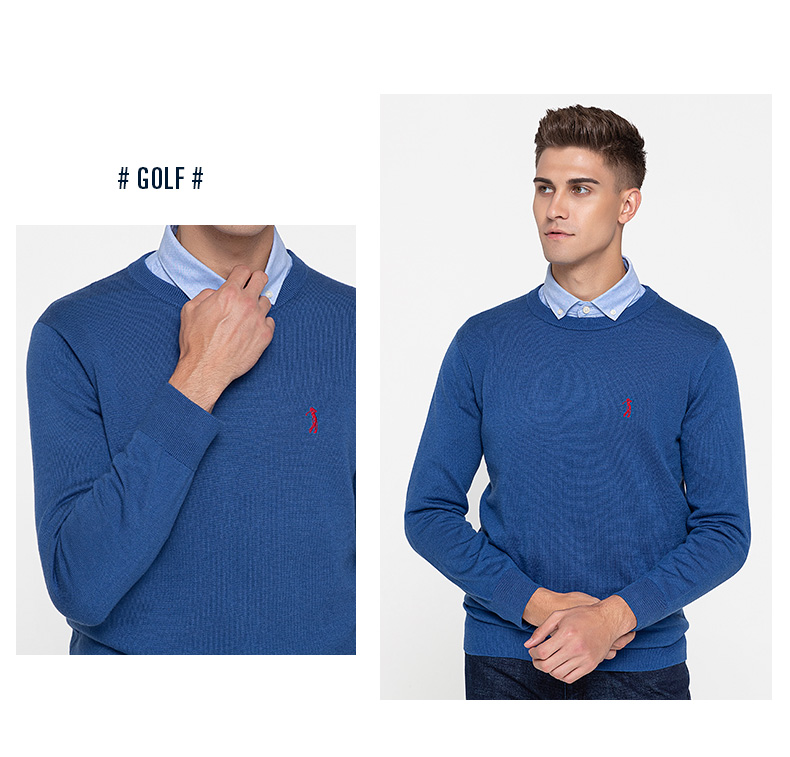 美国 GOLF 男士羊毛混纺 休闲针织衫 图7