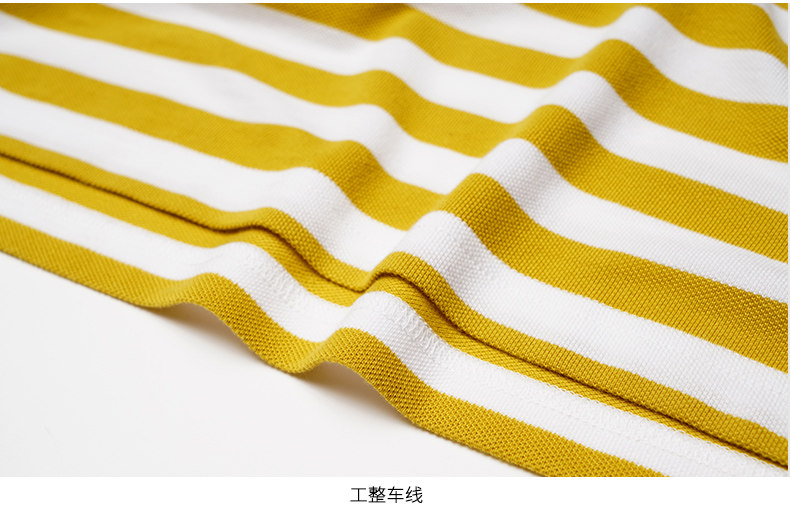 美国 GOLF 男士细条纹商务休闲Polo衫 图10