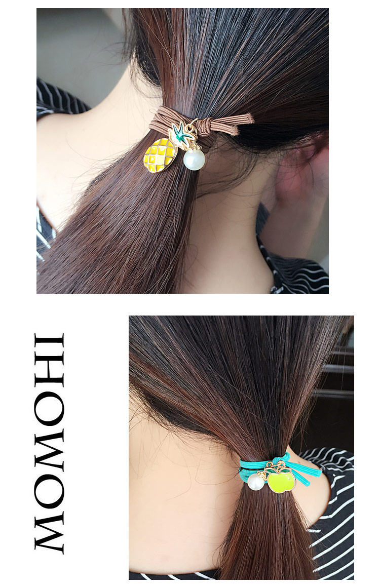 Phiên bản Hàn Quốc của Giáng sinh vòng tóc đầu dây trái cây Hàn Quốc buộc tóc trang sức cao su ban nhạc Nhật Bản và Hàn Quốc vòng tay dây tóc mũ - Vòng đeo tay Clasp vòng tay cặp