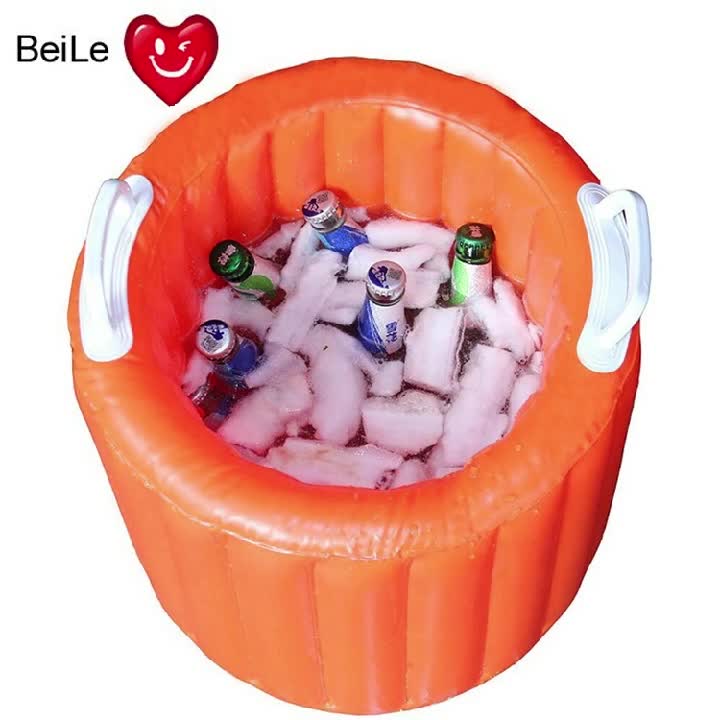Custom Air Inflatable Ice Bucket Outdoor Beer Drinks Ice Storage
