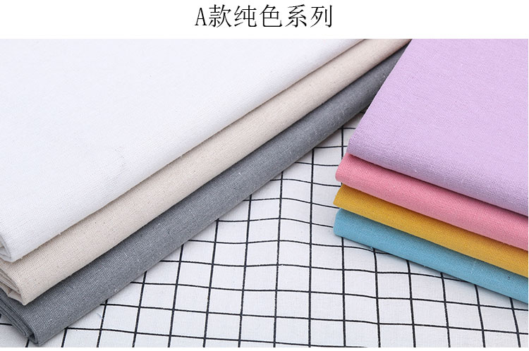 Bông in bông kẻ sọc thô vải lanh rèm sofa vải lanh khăn trải bàn vườn thủ công tự làm vải đầu - Vải vải tự làm vải thô mềm