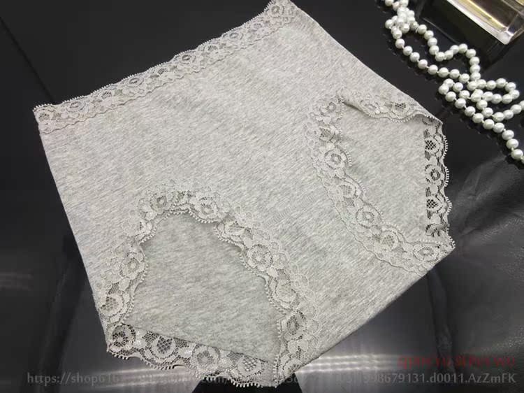 Cotton nguyên chất cao eo liền mạch đồ lót nữ Đồ lót cotton cao eo ren liền mạch liền mạch hông gợi cảm noi y cao cap