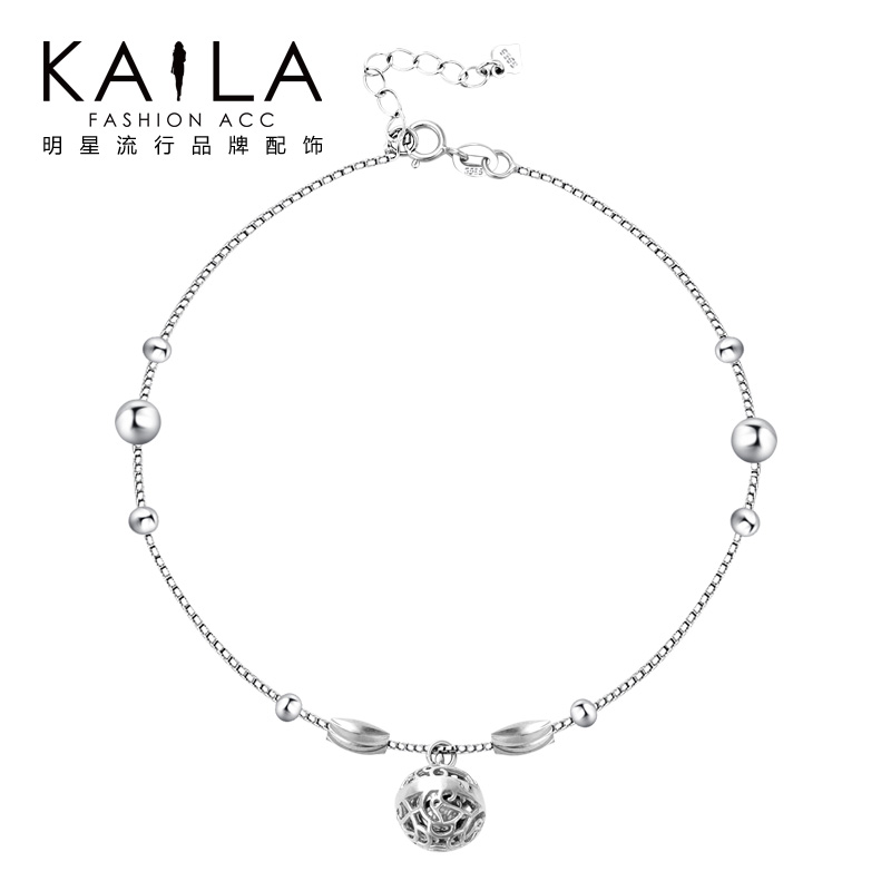Bracelet de cheville Femme KAILA en Argenterie - Ref 3104792 Image 1