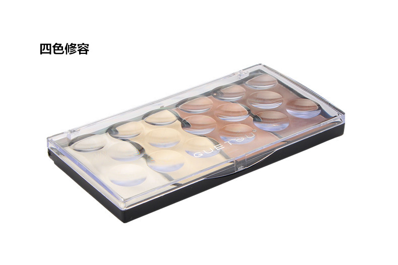 Tạo khuôn mặt chữ V khuôn mặt nhỏ Bốn màu sáu màu công suất sửa chữa Bột phấn có độ bóng cao Bột bóng tối Kết hợp mặt mũi trang trí mỏng phấn bắt sáng wet n wild