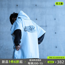 ENSHADOWER concealer Tide brand cement printing waterproof cloak rubber jacket male function