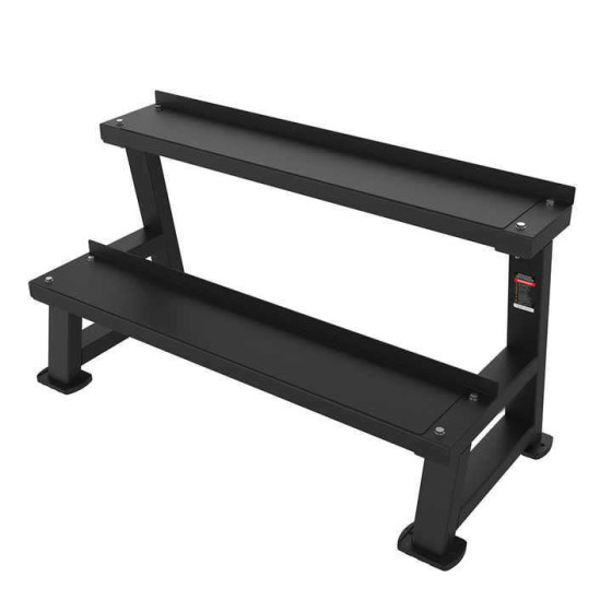 Dumbbell Rack Kettlebell Rack Fitness Equipment Storage Rack Double-Layer Kettlebell Rack Storage Rack Round Head Hexagonal Dumbbell Kettlebell