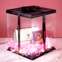 Birthday gift to girlfriend girlfriend wife exquisite high-end practical bag package package box warm Valentines Day gift