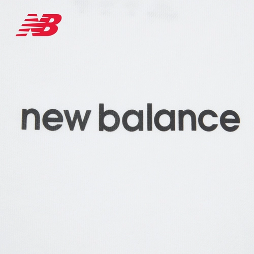 New balance, летняя футболка с коротким рукавом для тренировок, круглый воротник, для бега