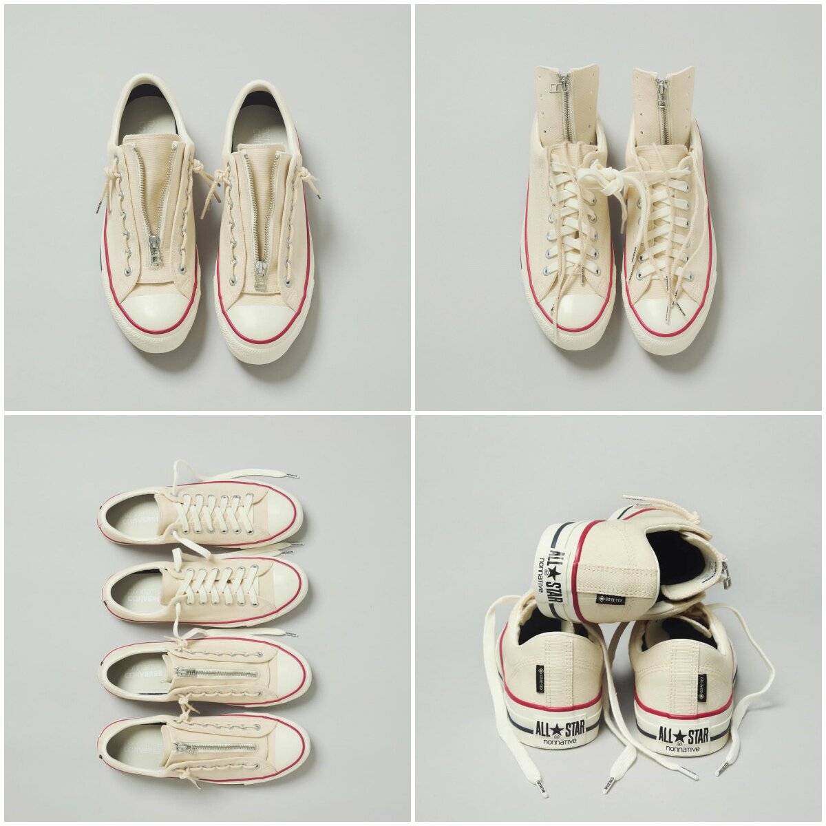 CONVERSE x NONNATIVE ALL STAR GORE-TEX CENTERZIP OX 帆布鞋评价- 淘宝网