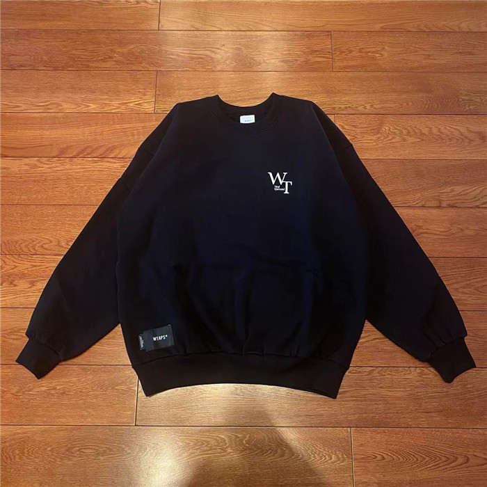 壹樹國倉WTAPS LOCKS/SWEATER/COTTON 圓領標誌印花厚棉T 22AW-Taobao